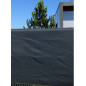 Filet brise vue gris anthracite 1m20 de haut x 50 m, brise vue pvc Filet brise vue gris anthracite 1m20 de haut x 50 m, brise vue pvc