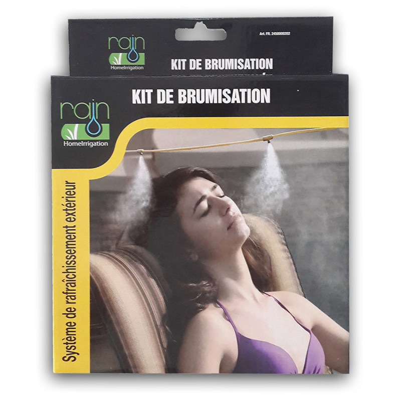 Kit Complet de brumisation - 6 ou 12 mètres - Prêt à l'emploi Kit Complet de brumisation - 6 ou 12 mètres - Prêt à l'emploi