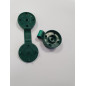Clip indémontable rond - VERT Clip indémontable rond - VERT