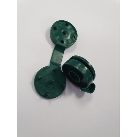 Clip indémontable rond - VERT