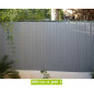 Canisses PVC Gris Perle 120cm spécial panneaux grillage 2,50m. Canisses PVC Gris Perle 120cm spécial panneaux grillage 2,50m.