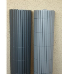 Canisses PVC Gris Anthracite 180cm spécial panneaux grillage 2,50m.