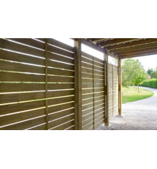 Carport DOUBLE Panneaux Latéraux CESAR