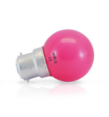 AMPOULE LED B22 BULB 1W - couleur au choix
