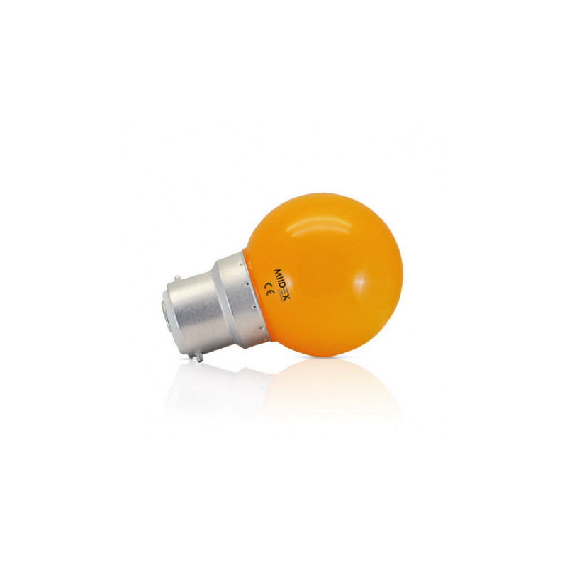 AMPOULE LED B22 BULB 1W - couleur au choix