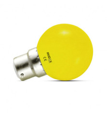 AMPOULE LED B22 BULB 1W - couleur au choix