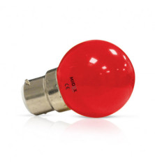 AMPOULE LED B22 BULB 1W - couleur au choix