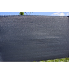 Filet brise vue gris anthracite 1m20 de haut x 50 m, brise vue pvc