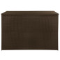 Coffre de jardin Marron 150x100x100cm Résine tressée Coffre de jardin Marron 150x100x100cm Résine tressée