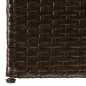 Coffre de jardin Marron 150x100x100cm Résine tressée Coffre de jardin Marron 150x100x100cm Résine tressée