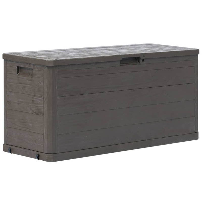 Coffre de jardin 280 L Marron