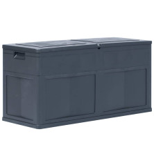 Coffre de jardin 320 L Noir