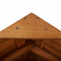 Table de bar d'extérieur avec toit 122x106x217 cm Bois d'acacia Table de bar d'extérieur avec toit 122x106x217 cm Bois d'acacia