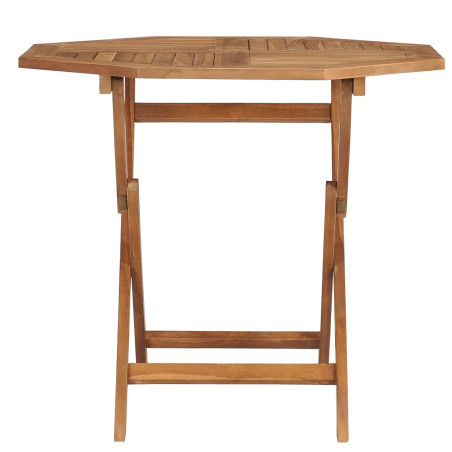 Table pliable de jardin 85x85x76 cm Bois de teck solide