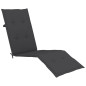 Chaise de terrasse avec repose-pied et coussin Acacia solide Chaise de terrasse avec repose-pied et coussin Acacia solide