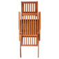 Chaise de terrasse avec repose-pied et coussin Acacia solide Chaise de terrasse avec repose-pied et coussin Acacia solide