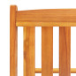 Chaises longues 2 pcs avec table et coussins Acacia solide Chaises longues 2 pcs avec table et coussins Acacia solide