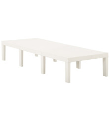 Chaise longue Plastique Blanc