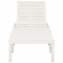 Chaise longue Plastique Blanc
