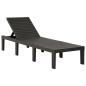 Chaise longue Plastique Anthracite Chaise longue Plastique Anthracite