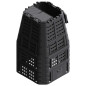 Composteur de jardin Noir 93,3x93,3x146 cm 1000 L Composteur de jardin Noir 93,3x93,3x146 cm 1000 L