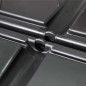 Composteur de jardin Noir 93,3x93,3x146 cm 1000 L Composteur de jardin Noir 93,3x93,3x146 cm 1000 L