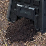 Nature Bac à compost Noir 1200 L