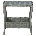 Fauteuil + table basse pour balcon