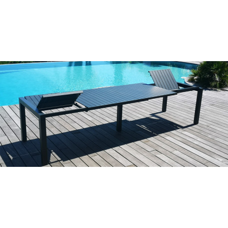 Table Coureur linge de table de jardin coureur Outdoor Nandine VIOLET-ROSE 42cmx145cm 