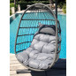 Fauteuil de jardin suspendu Pliant - Anthracite Fauteuil de jardin suspendu Pliant - Anthracite