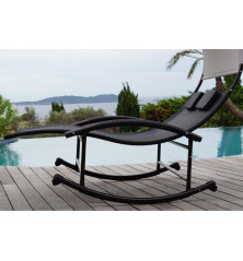 Hamac DOUBLE - GRIS et  NOIR