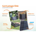 KIT 2 CARRES POTAGER HEXAGONALE - extension