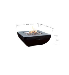 Table Brasero GAZ - AURORA