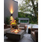 Table Brasero Gaz - MANHATTAN - Gris clair Table Brasero Gaz - MANHATTAN - Gris clair