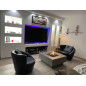 Table Brasero Gaz - MANHATTAN - Gris clair Table Brasero Gaz - MANHATTAN - Gris clair
