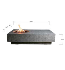 Table Basse Brasero Gaz - METROPOLIS