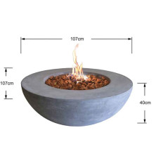 Table Brasero GAZ - LUNA