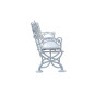 Banc de jardin - Aluminium plein et bois - "Lierre" - 145 cm Banc de jardin - Aluminium plein et bois - "Lierre" - 145 cm