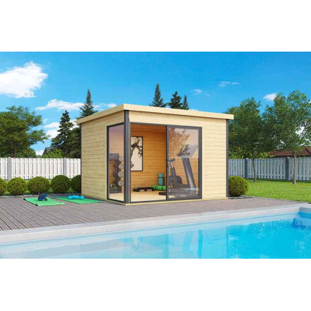 Abri de jardin Bois 8,48m² - DOMEO 1 PLUS