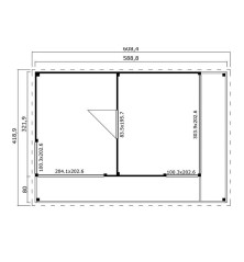 Abri de jardin Bois 15,67 m²