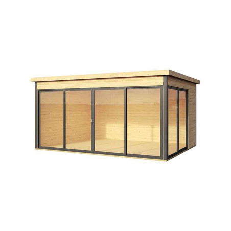 Abri de jardin Bois 12,82m²  - DOMEO  4 PLUS V2