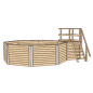 Piscine hors sol Bois et métal - Tout Inclus Piscine hors sol Bois et métal - Tout Inclus