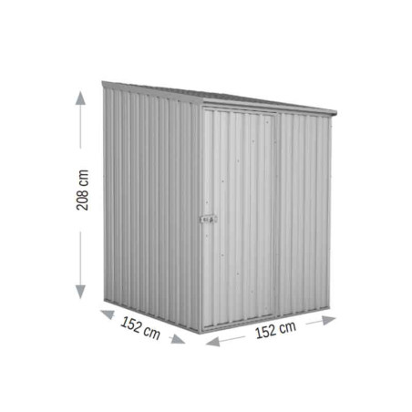 Abri  jardin métal - 2,2m²- COOPER