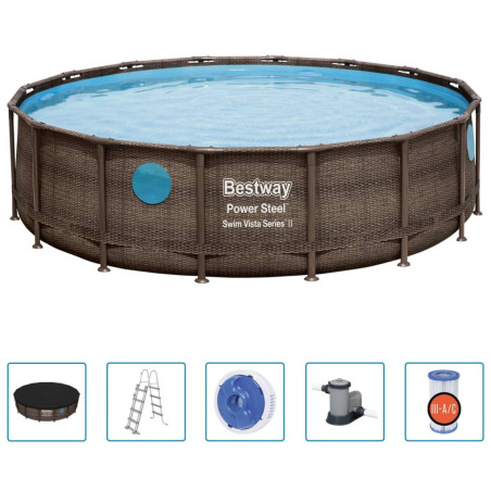 Piscine ronde hors sol - Kit complet - Bestway