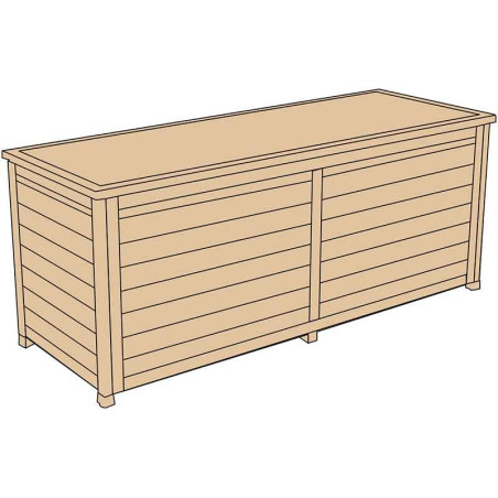 Coffre de balcon ou terrasse -BOIS