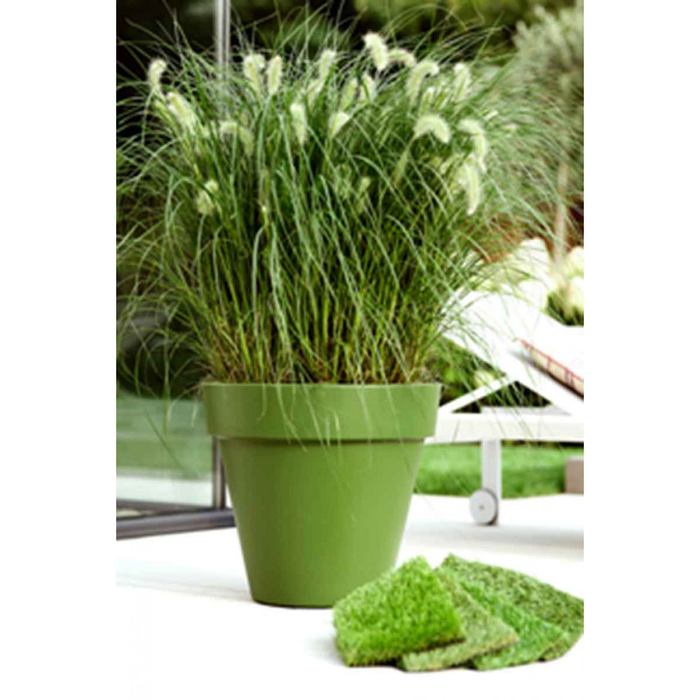 Pot de fleurs ELHO - 100% RECYCLE- Hauteur 44 cm - Aménagement terr