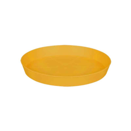 Soucoupe Ronde Jaune Ocre - Diamètre 27,5cm