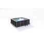 Piscine hors sol PVC et CHANVRE- Carrée Piscine hors sol PVC et CHANVRE- Carrée
