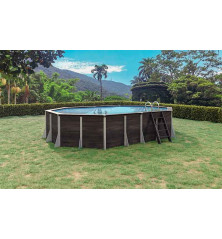 Piscine hors sol composite PVC-CHANVRE