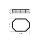 Piscine hors sol PVC et CHANVRE - OVALE Piscine hors sol PVC et CHANVRE - OVALE